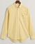 Camisa de hombre regular fit de rayas amarillas - Imagen 1