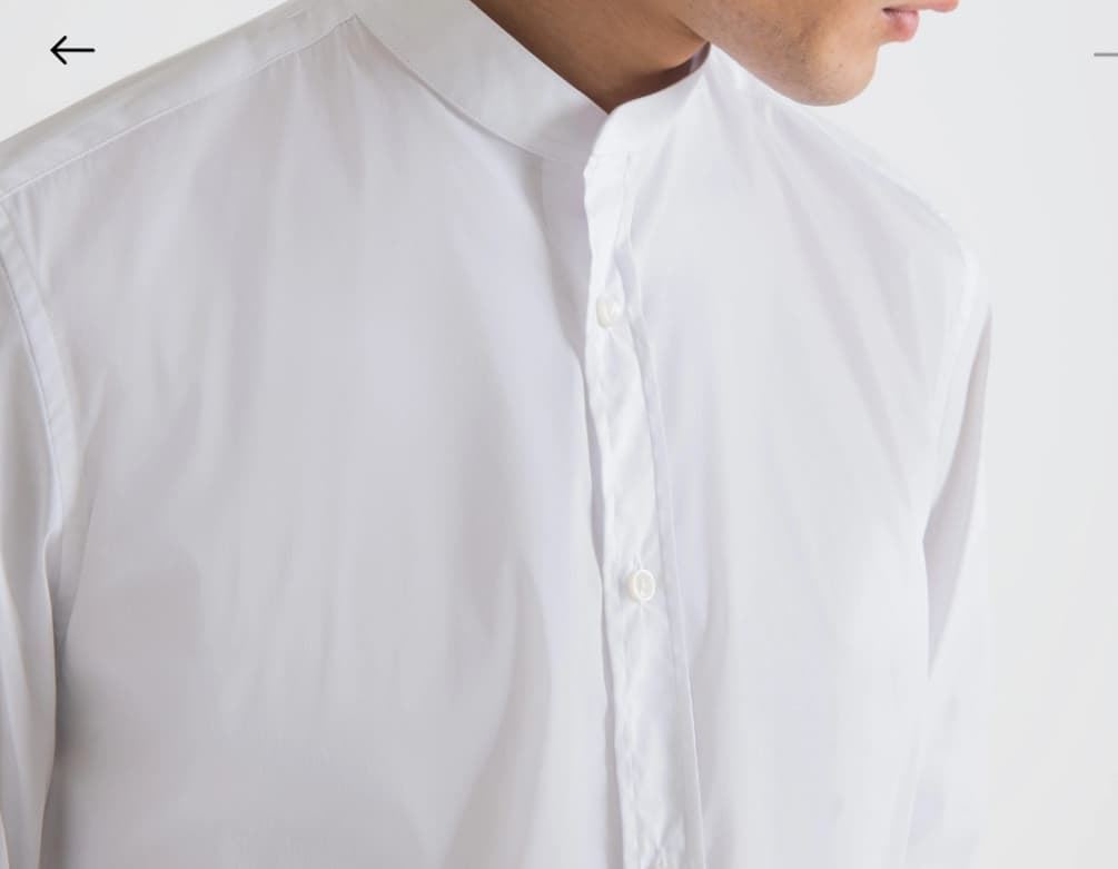 Camisa manga larga cuello mao - Imagen 3
