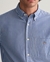 Camisa manga larga de hombre Gant, rayas azul y blanco - Imagen 2