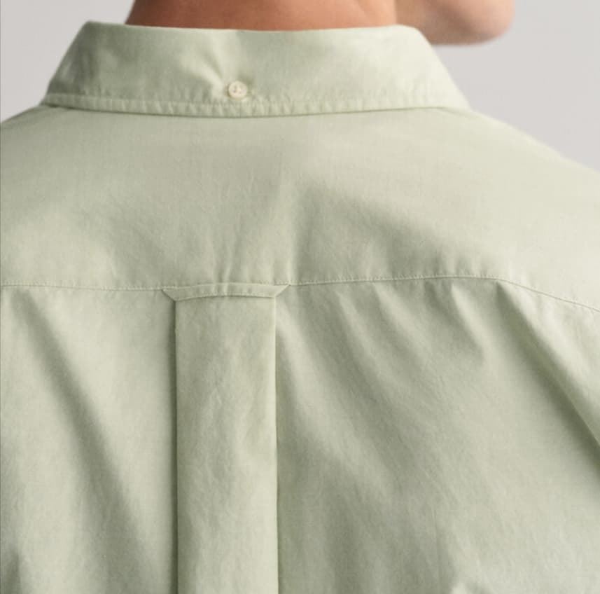 Camisa manga larga de hombre Gant, verde - Imagen 2