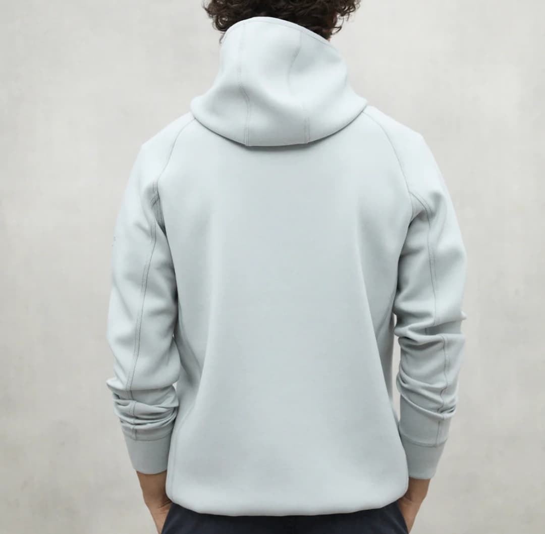 Cazadora de hombre con capucha ECOALF gris - Imagen 2