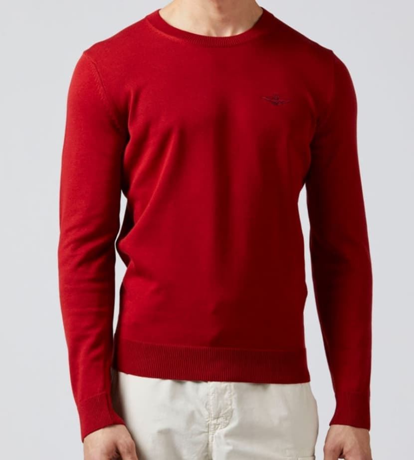 Jersey cuello redondo de algodón - Imagen 1