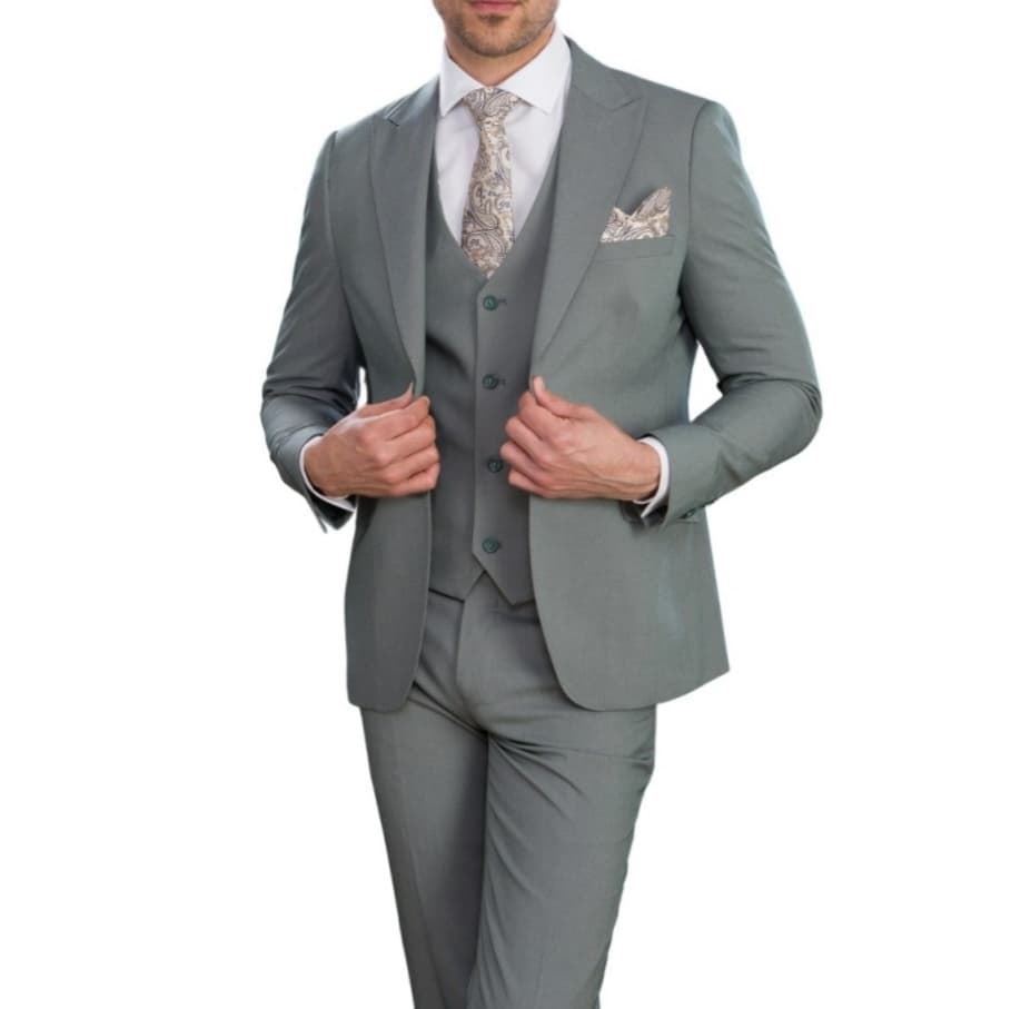 Traje de hombre con chaleco reversible - Imagen 1